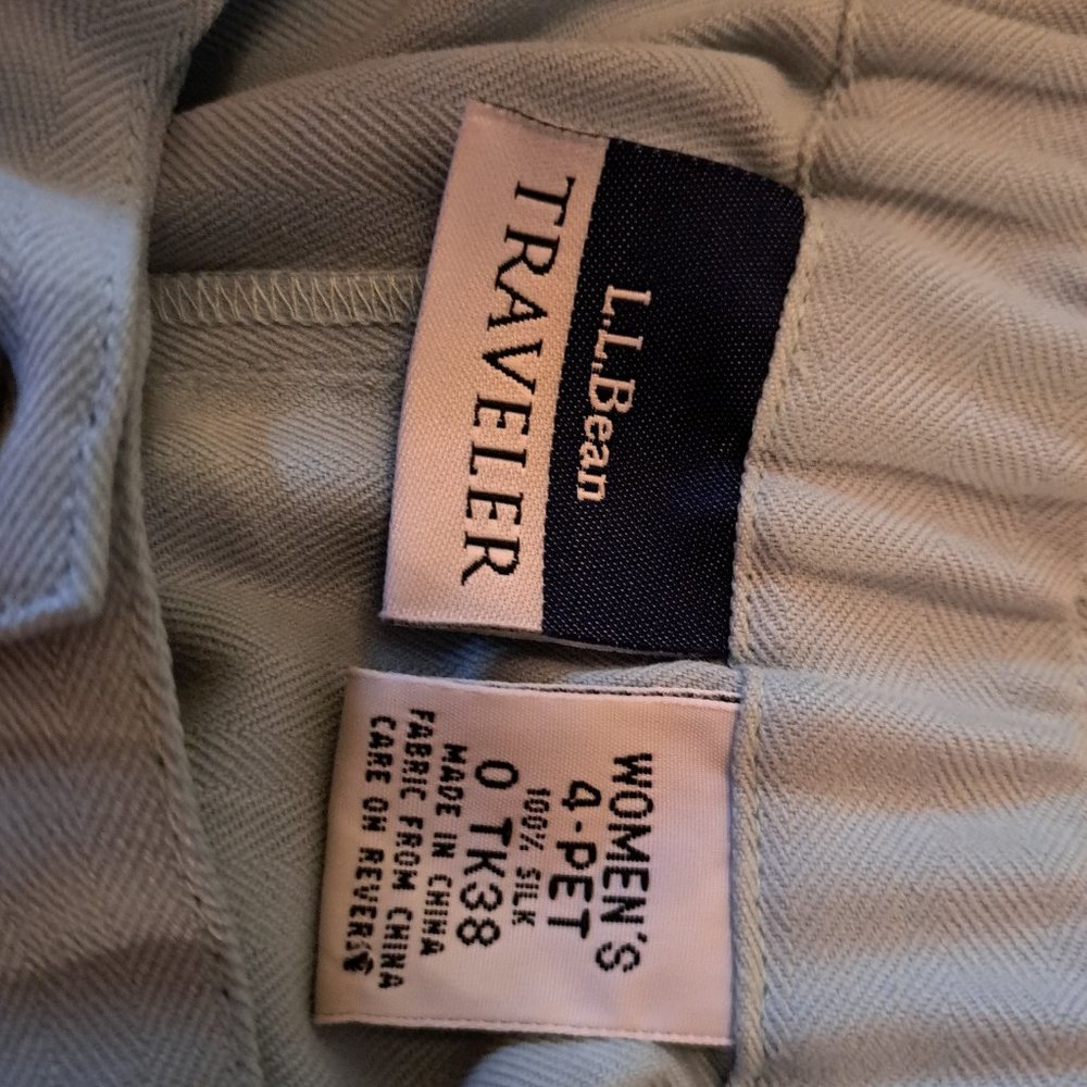 LL Bean Traveler silk pants